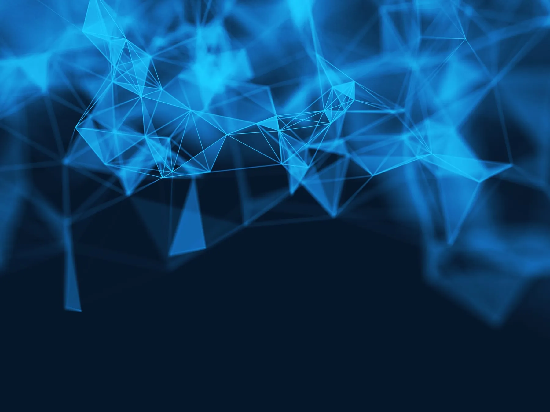 3d abstract polygonal blue background
