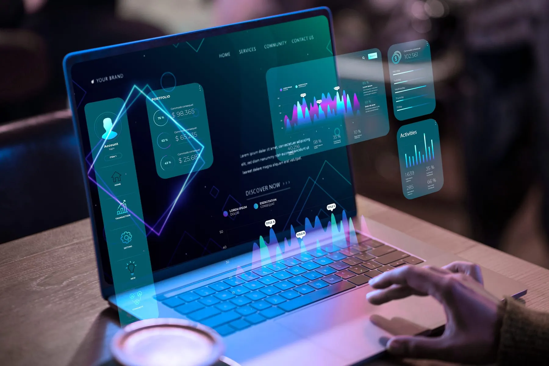 Representation user experience interface design