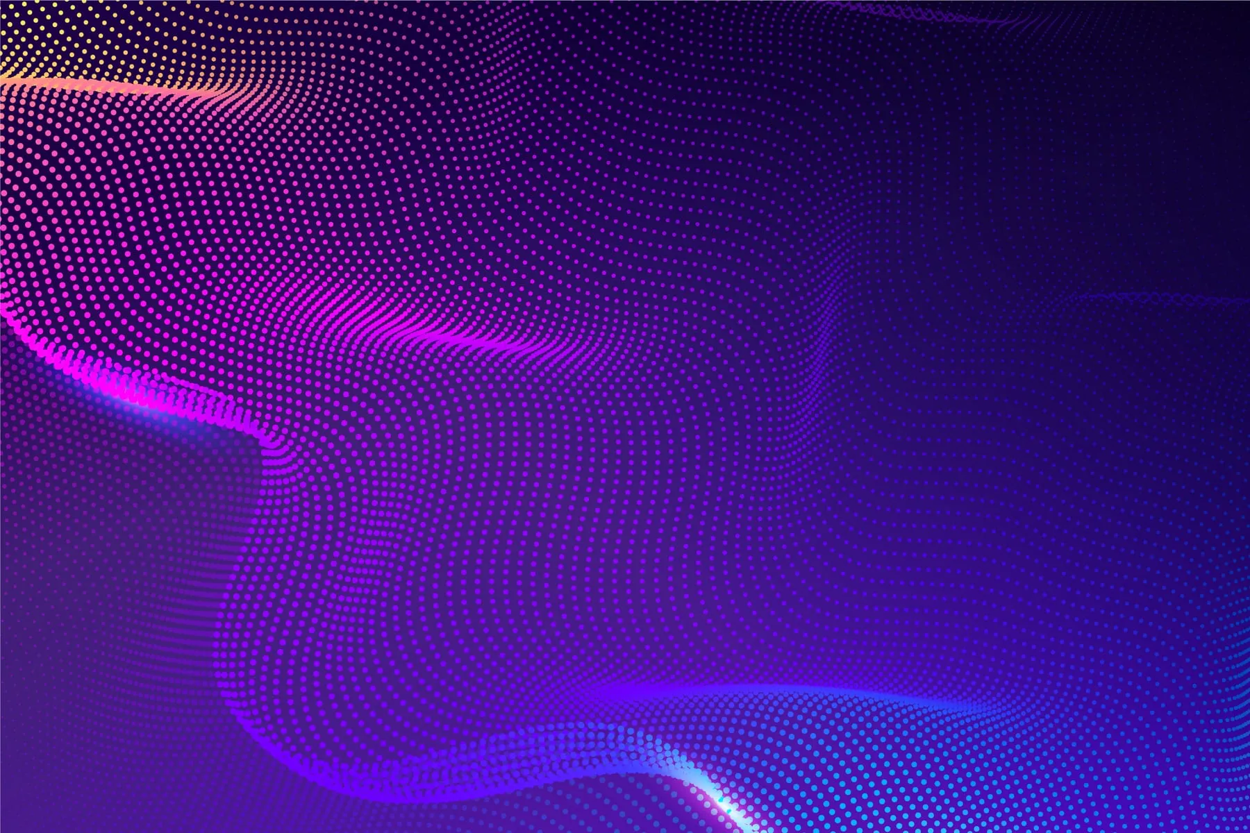 Gradient particle wave background