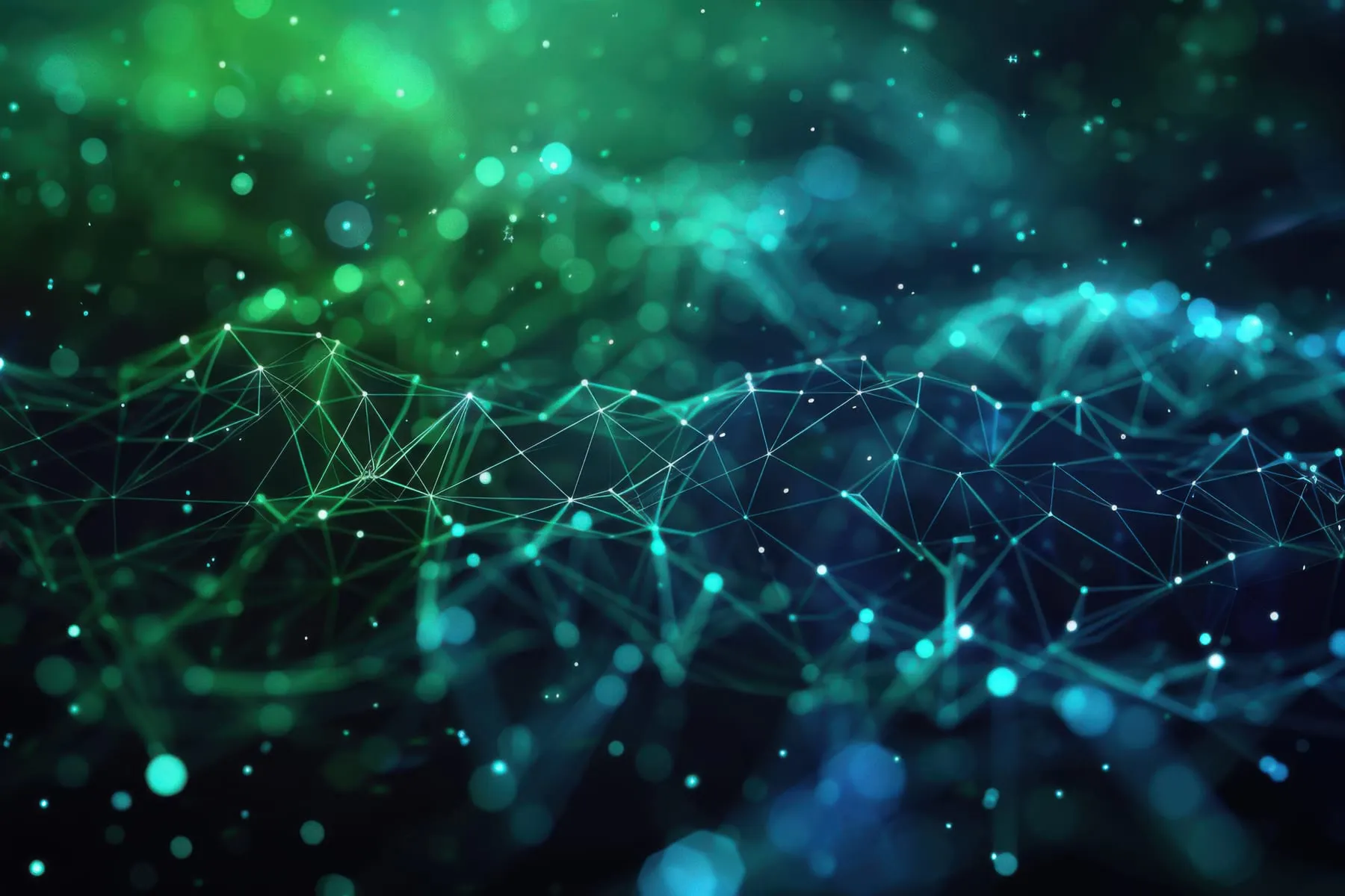 Futuristic digital network glowing lines data connections modern tech abstract