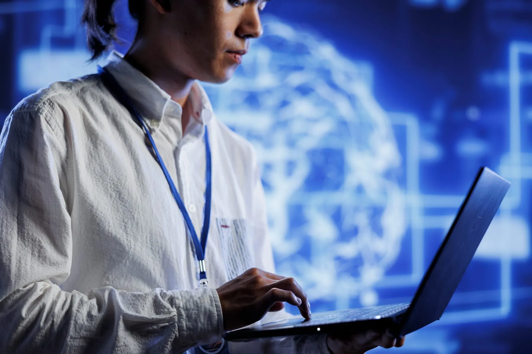Professional does ai systems checkup